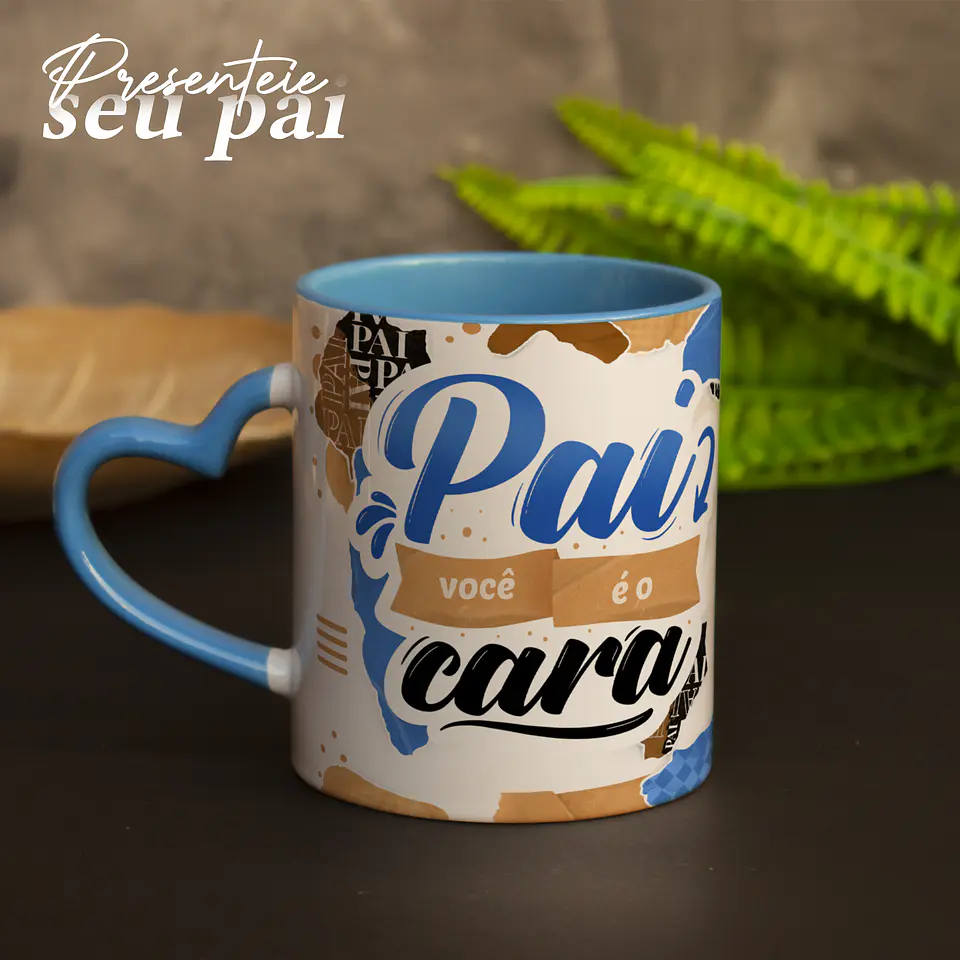 34 Artes para Caneca Dia dos Pais Alfabeto Arquivos Sublimação 7