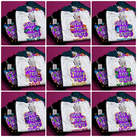 20 Artes para Camisa Divertidamente Arquivo em Png