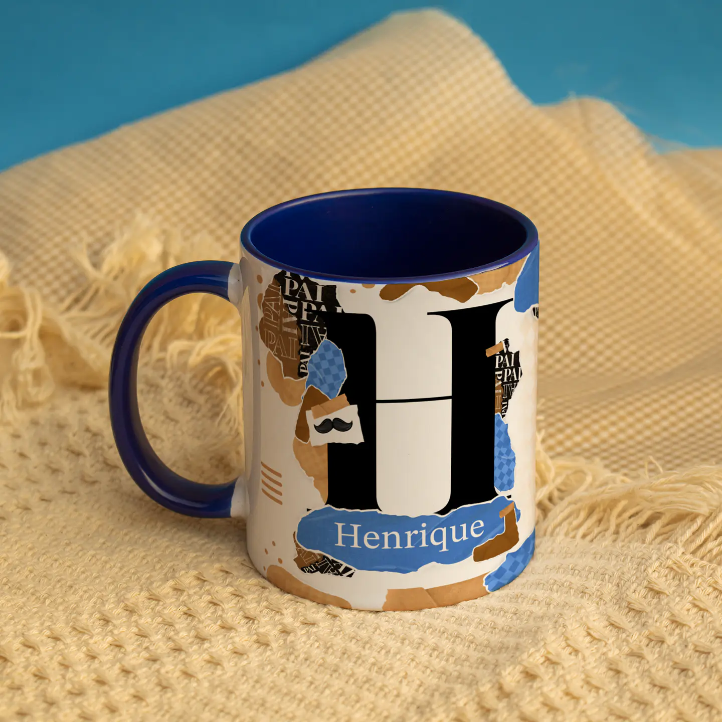 34 Artes para Caneca Dia dos Pais Alfabeto Arquivos Sublimação 9