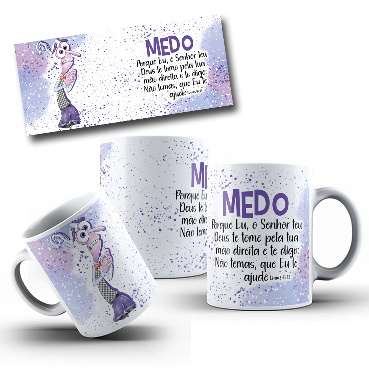 10 Artes para Caneca Divertidamente Biblicamente Arquivo em Png  3