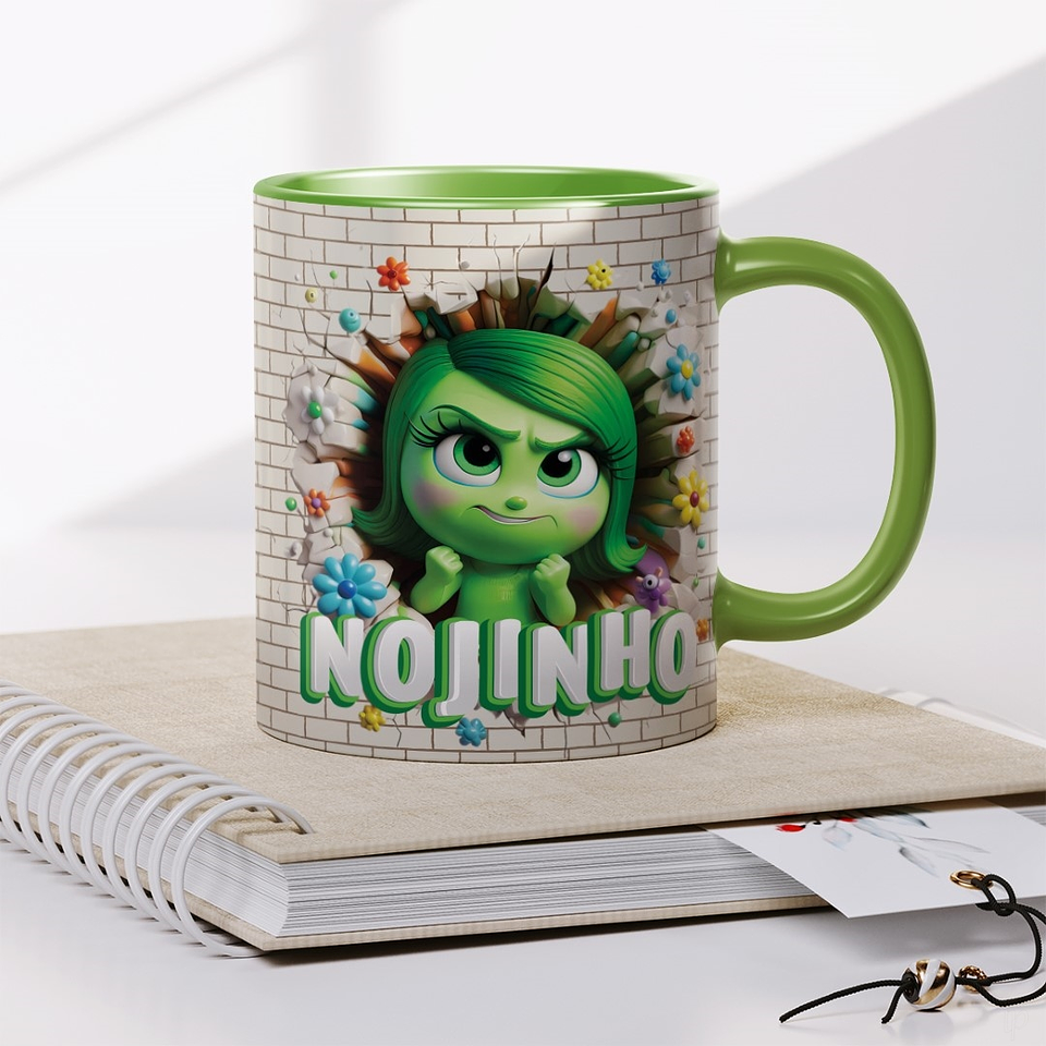 10 Artes para Caneca Divertidamente 3d Arquivo em Png 3