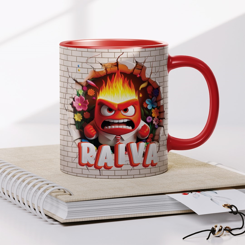 10 Artes para Caneca Divertidamente 3d Arquivo em Png 4