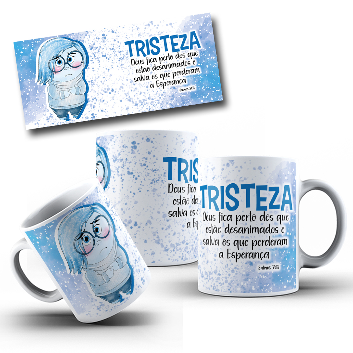 10 Artes para Caneca Divertidamente Biblicamente Arquivo em Png  6