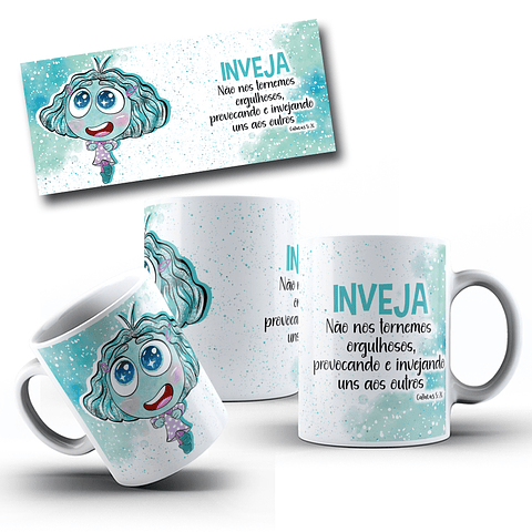 10 Artes para Caneca Divertidamente Biblicamente Arquivo em Png 