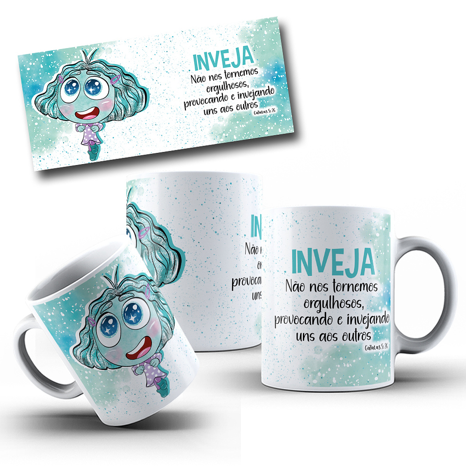 10 Artes para Caneca Divertidamente Biblicamente Arquivo em Png  1
