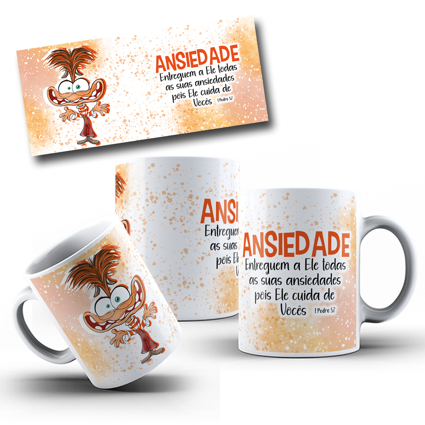 10 Artes para Caneca Divertidamente Biblicamente Arquivo em Png  10