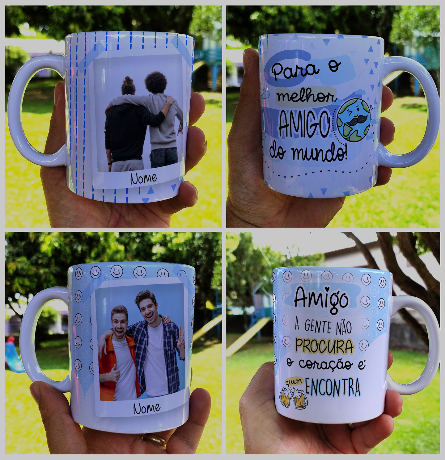 21 Artes para Caneca Amizade Masculino Arquivo Editável 4