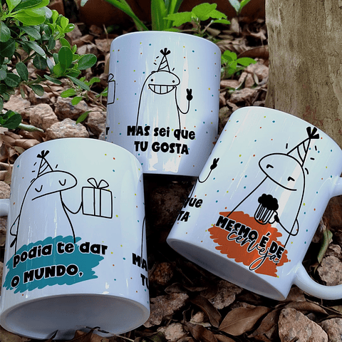 51 Artes para Caneca Flork Aniversário Arquivo Editável