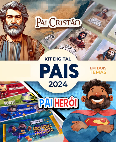 Arquivo de Corte Dia dos Pais Cristão e Heroi Arquivo em Pdf