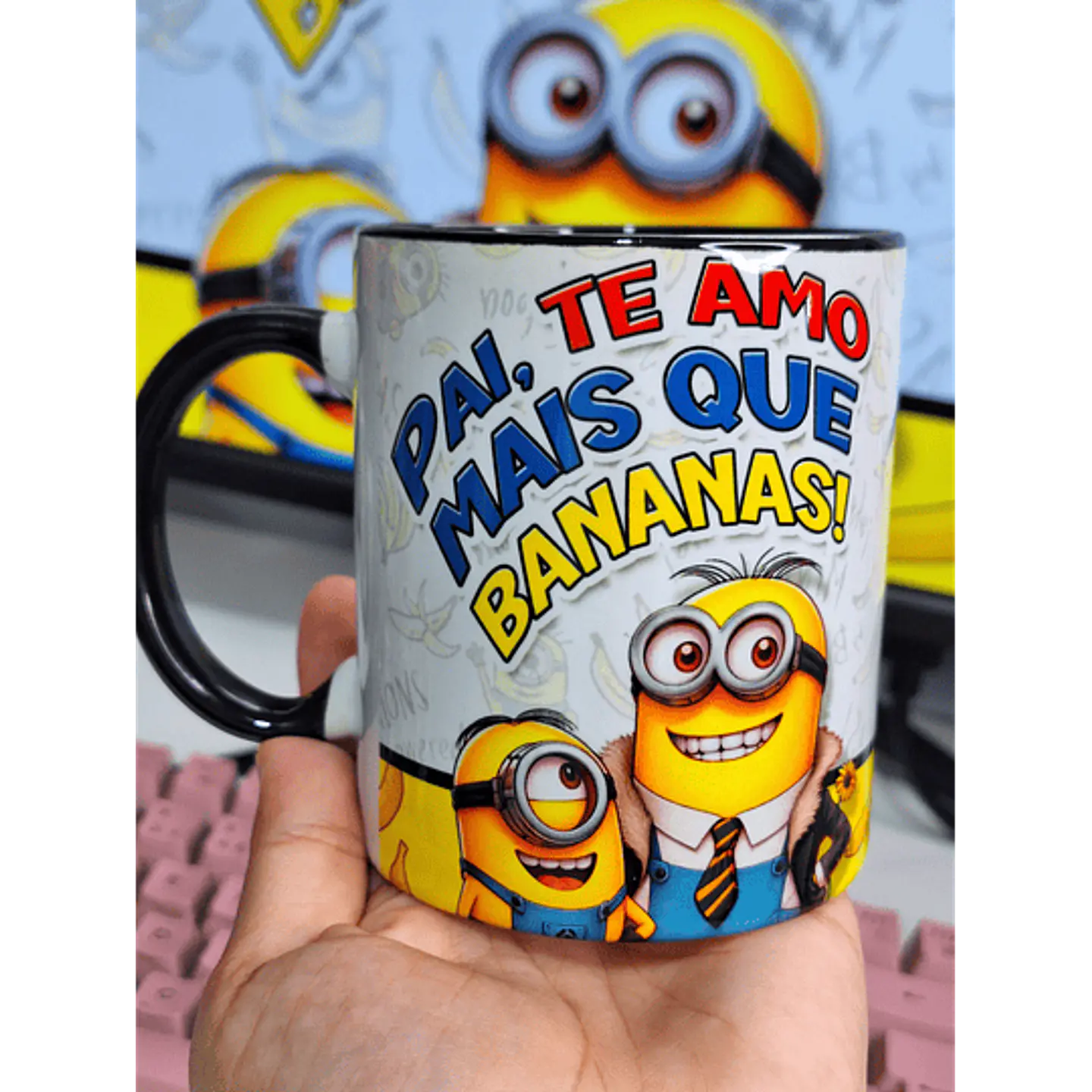 12 Artes para Caneca Minions Divertido Dia dos Pais Arquivo em Jpg  12