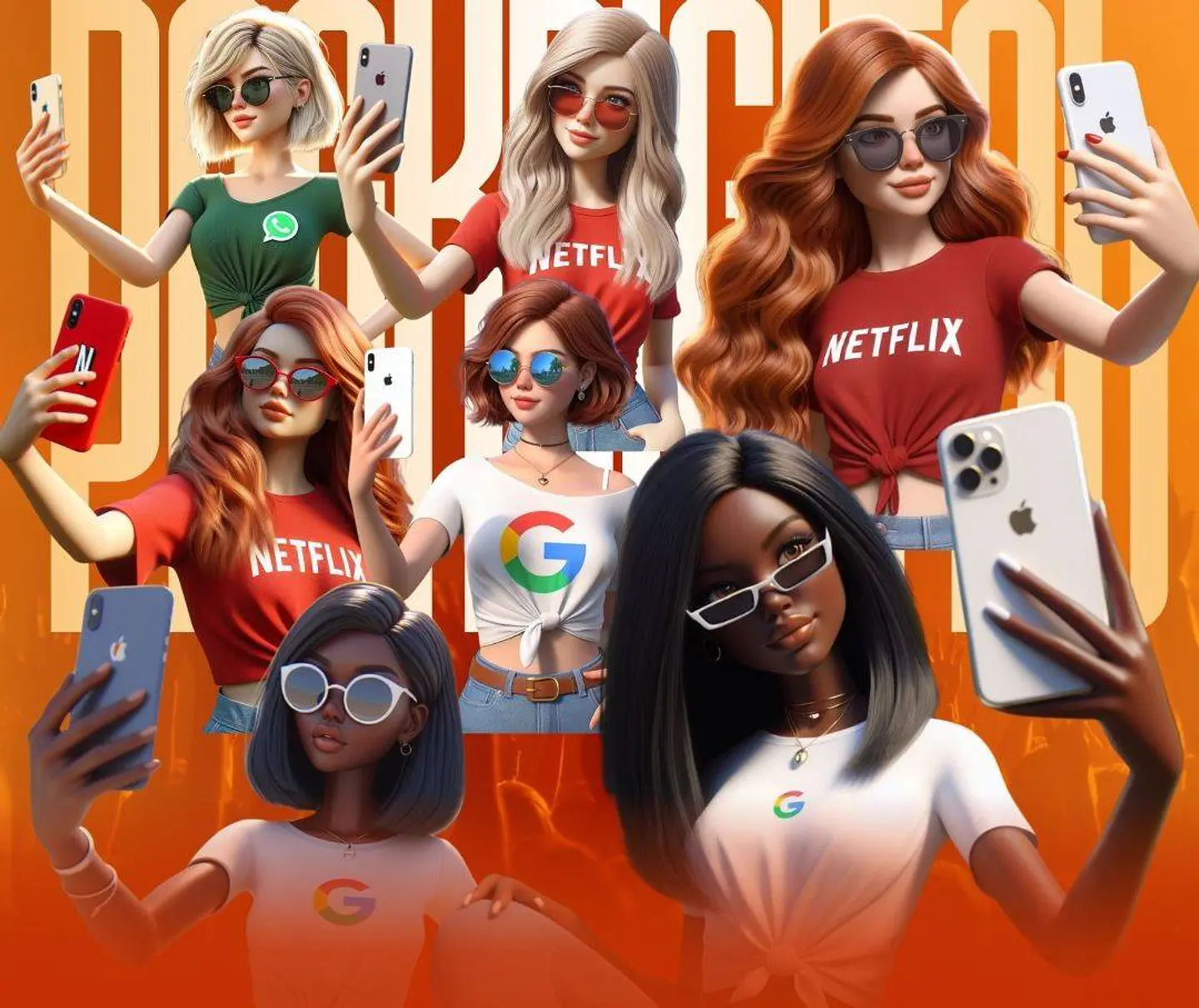 Kit Digital Blogueirinha 3D em Png  4