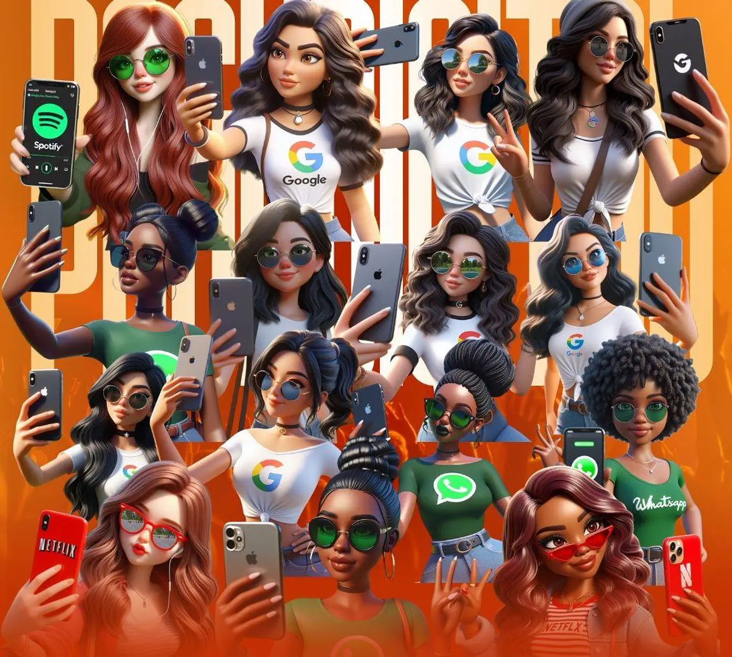 Kit Digital Blogueirinha 3D em Png  5