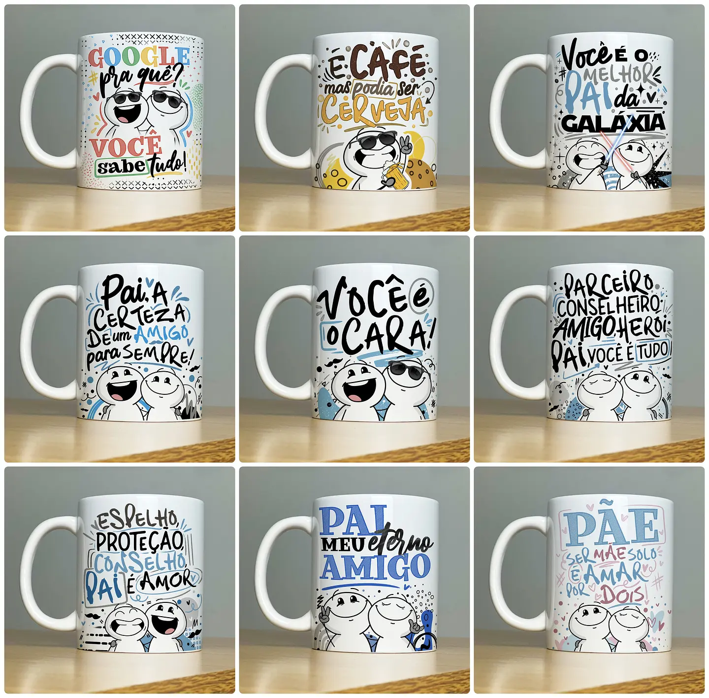 21 Artes para Caneca Dia dos Pais Arquivo em Jpg 3