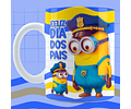 20 Artes para Caneca Minions Dia dos Pais Profissões Arquivo em Jpg 