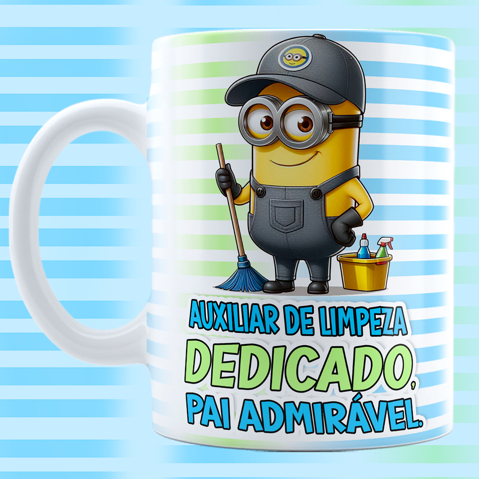 20 Artes para Caneca Minions Dia dos Pais Profissões Arquivo em Jpg  13