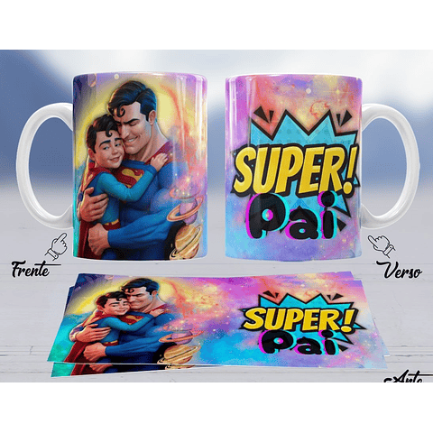 10 Artes para Caneca Dia dos Pais Arquivo em Jpg