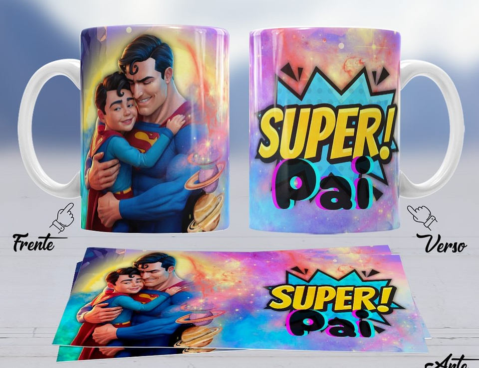 10 Artes para Caneca Dia dos Pais Arquivo em Jpg 8