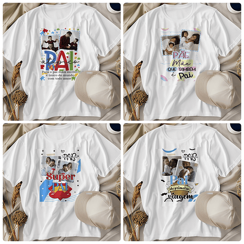 34 Artes para Caneca e Camisa Dia dos Pais Arquivo Png