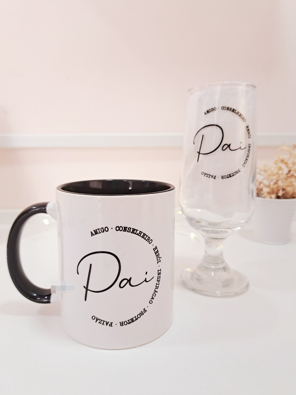 28 Artes para Caneca e Azulejo Dia dos Pais Minimalista Arquivo Editável 3