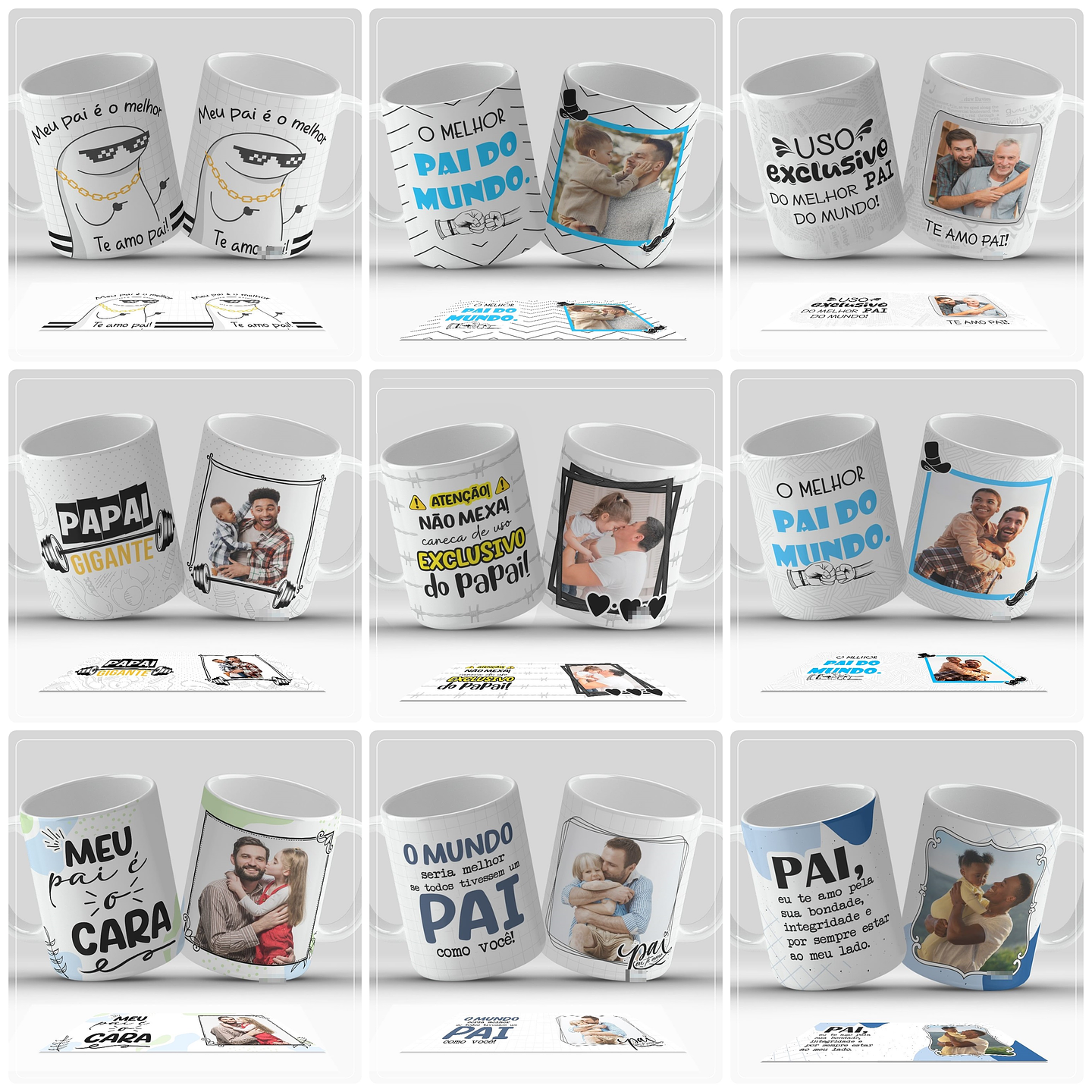 35 Artes para Caneca Dia dos Pais Arquivo em Jpg 1