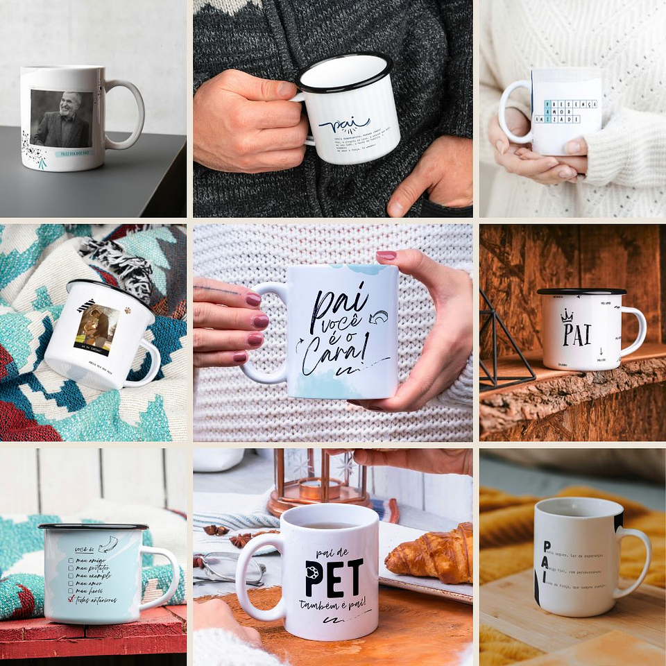 24 Artes para Caneca Dia dos Pais Arquivo em Png 2