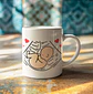 Arte Caneca Querido Papai neste dia dos pais estarei aninhado na barriga da mamãe Arquivo em Jpg - Thumbnail 2