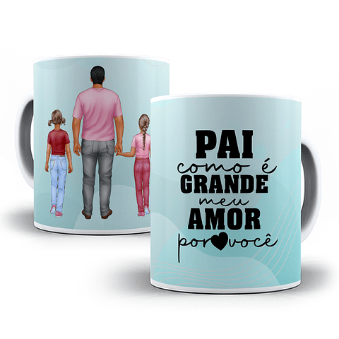 11 Artes para Caneca Dia dos Pais Arquivo em Jpg