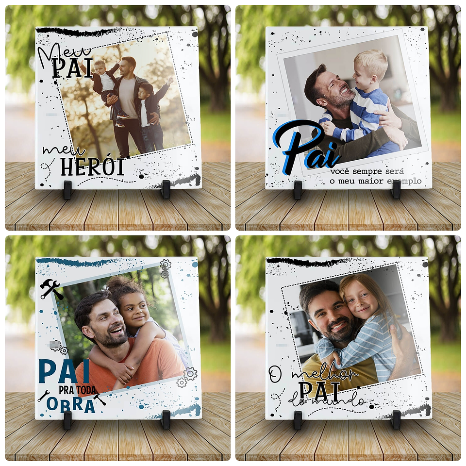 12 Artes para Caneca e Azulejo Dia dos Pais Arquivo em Png 1