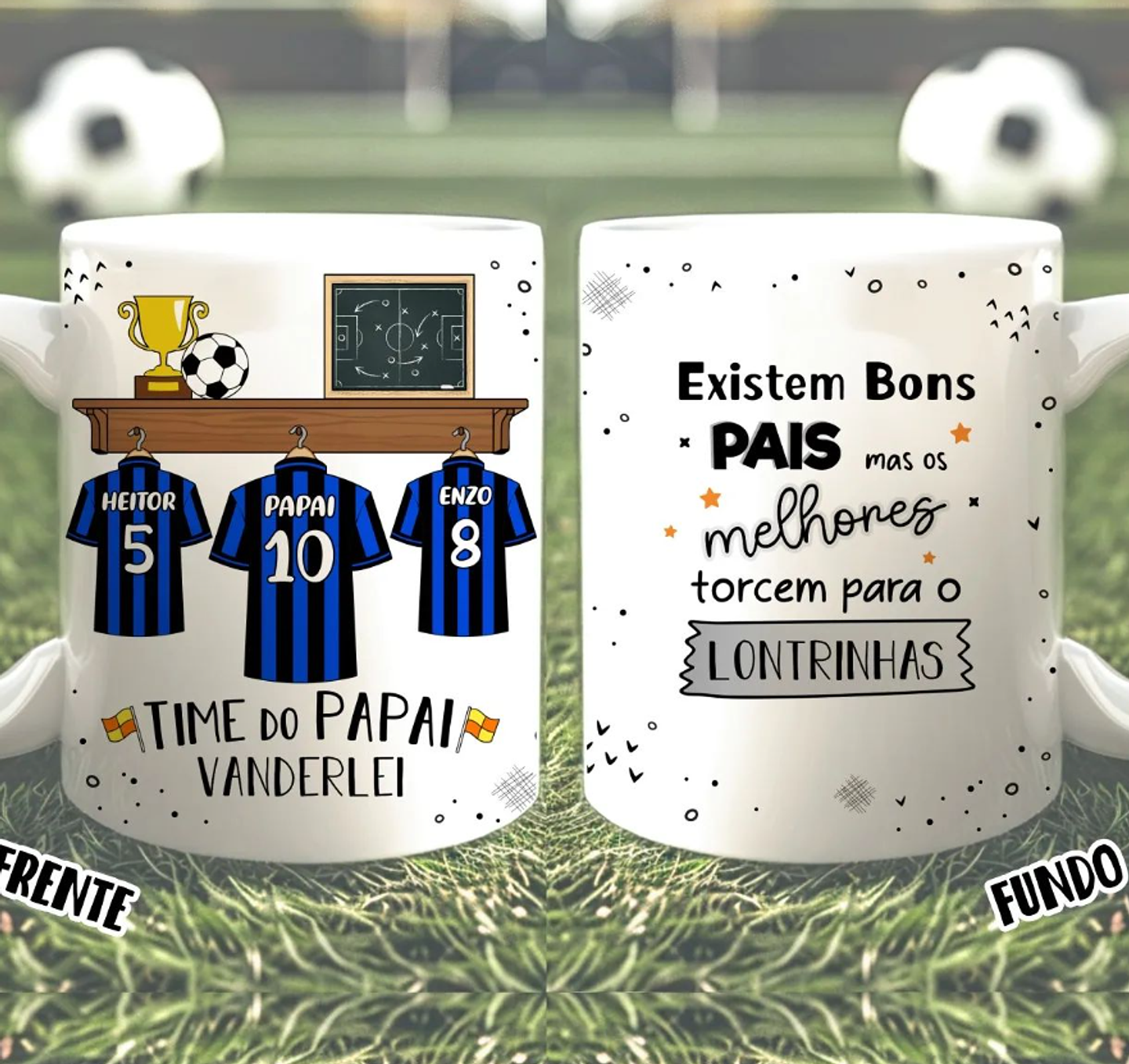 26 Artes para Caneca Futebol Dia dos Pais Arquivo em Jpg 6