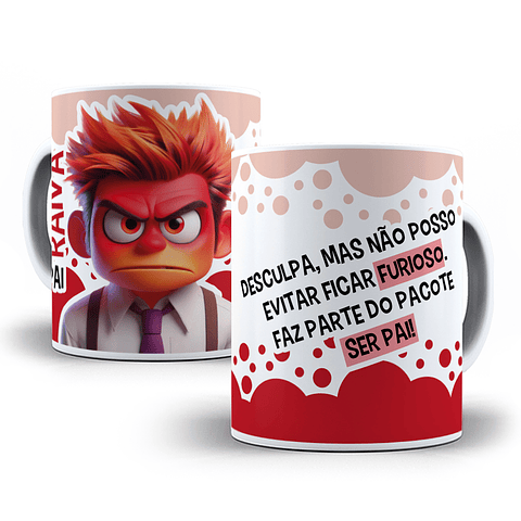 10 Artes para Caneca Dia dos Pais Divertidamente Arquivo em Jpg  