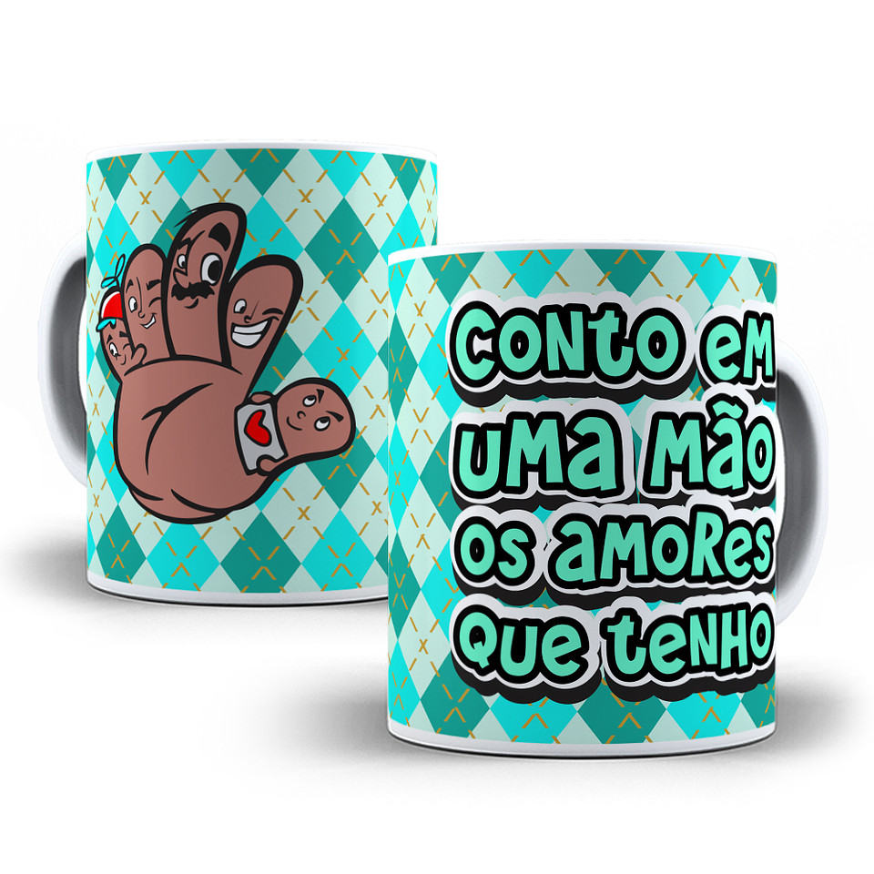 18 Artes para Caneca Dia dos Pais Cartoon Arquivo em Jpg  3