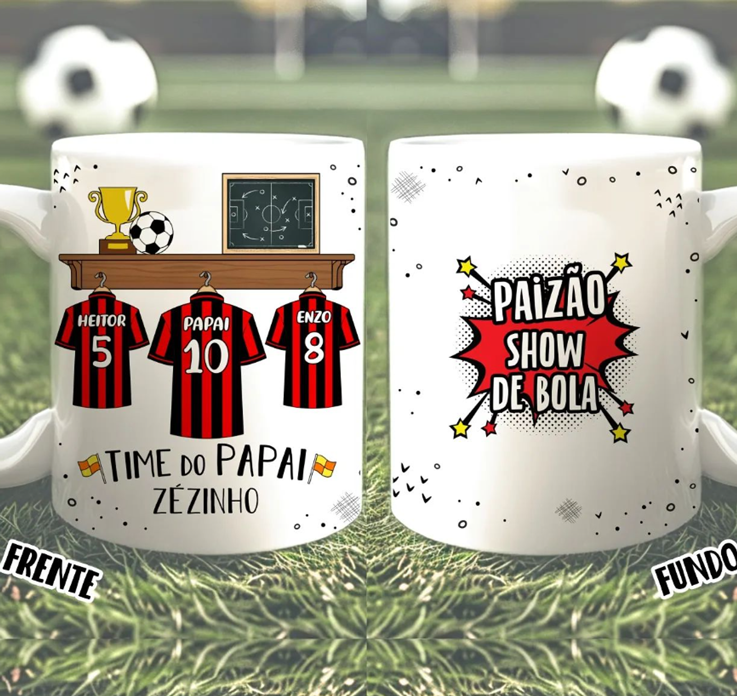 26 Artes para Caneca Futebol Dia dos Pais Arquivo em Jpg 8