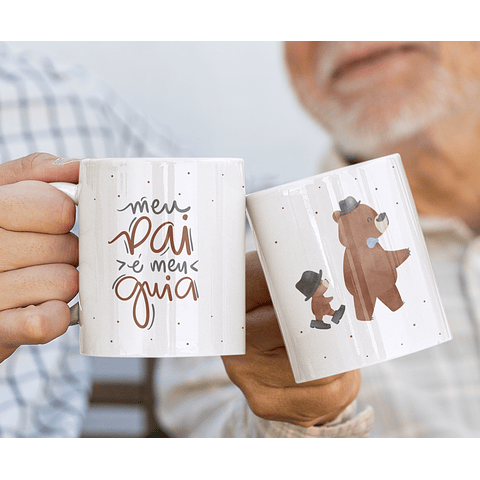 20 Artes para Caneca Dia dos Pais Arquivo Editável