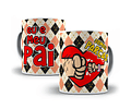 18 Artes para Caneca Dia dos Pais Cartoon Arquivo em Jpg 