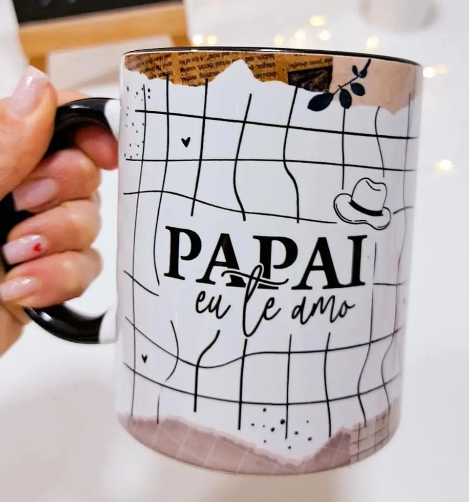 20 Artes para Caneca Dia dos Pais Arquivo Editável 8