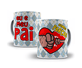 18 Artes para Caneca Dia dos Pais Cartoon Arquivo em Jpg 