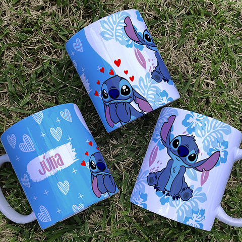 Arte Caneca Stitch Arquivo Editável