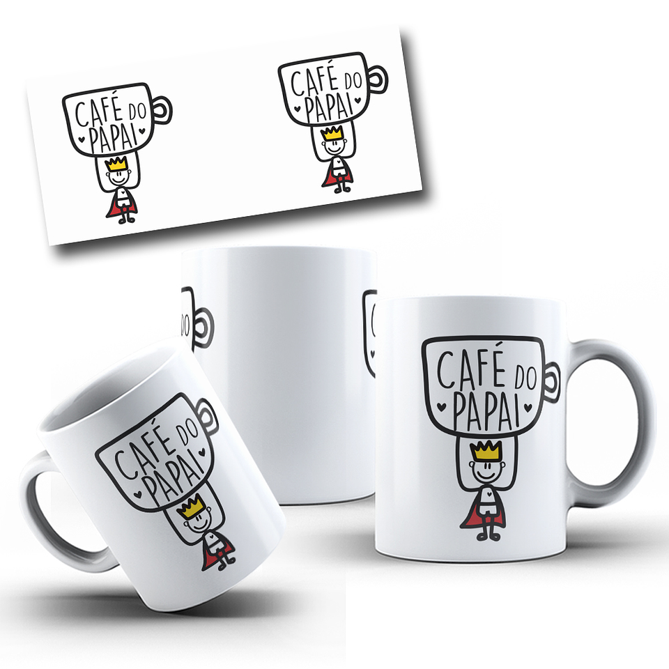 30 Artes para Caneca Dia dos Pais Arquivo em Png 8