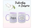 5 Artes para Caneca Batizado Arquivo em Jpg