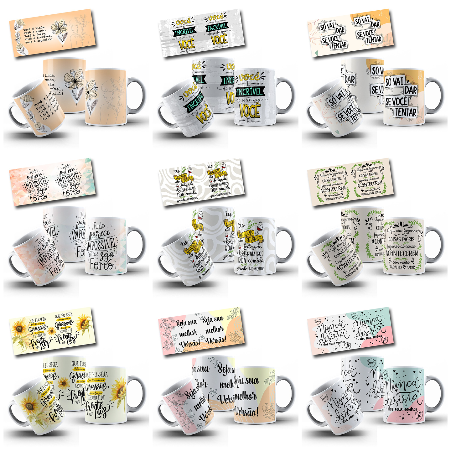 63 Artes para Caneca Frases Motivacionais Arquivo em Jpg  1