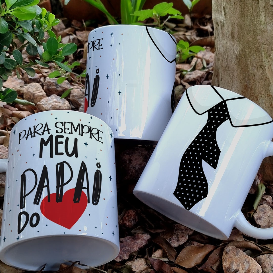 6 Artes para Caneca Dia dos Pais Arquivo Editável 4