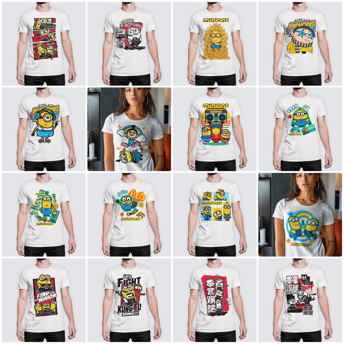 170 Artes para Camisa Minions Arquivo em Png  1