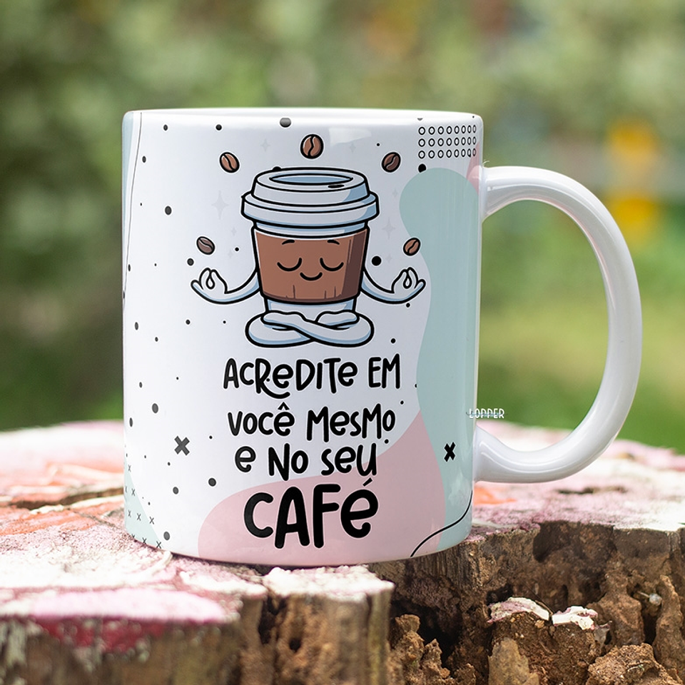 5 Artes para Caneca Frases Café Arquivo Editável 5