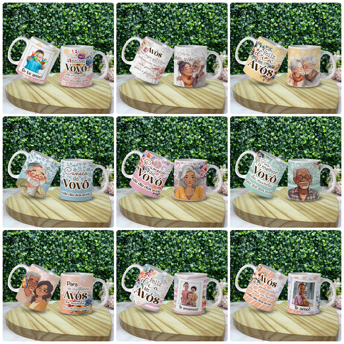 Arquivos de Corte Prontos Dia dos Avós em Pdf  2