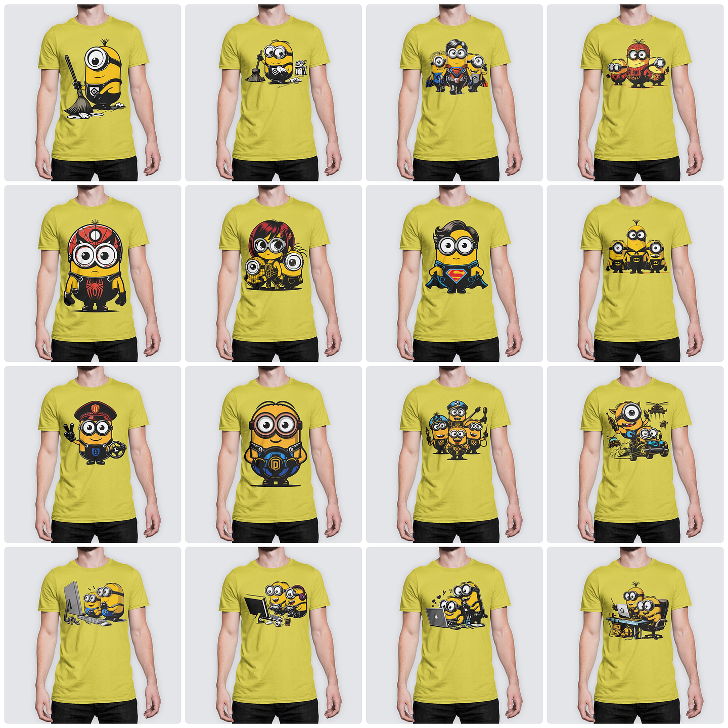 170 Artes para Camisa Minions Arquivo em Png  4