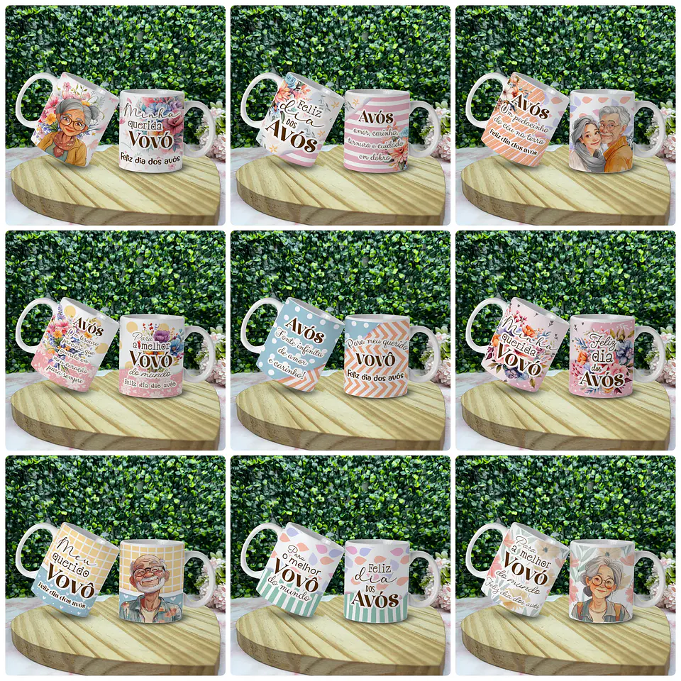 Arquivos de Corte Prontos Dia dos Avós em Pdf  4