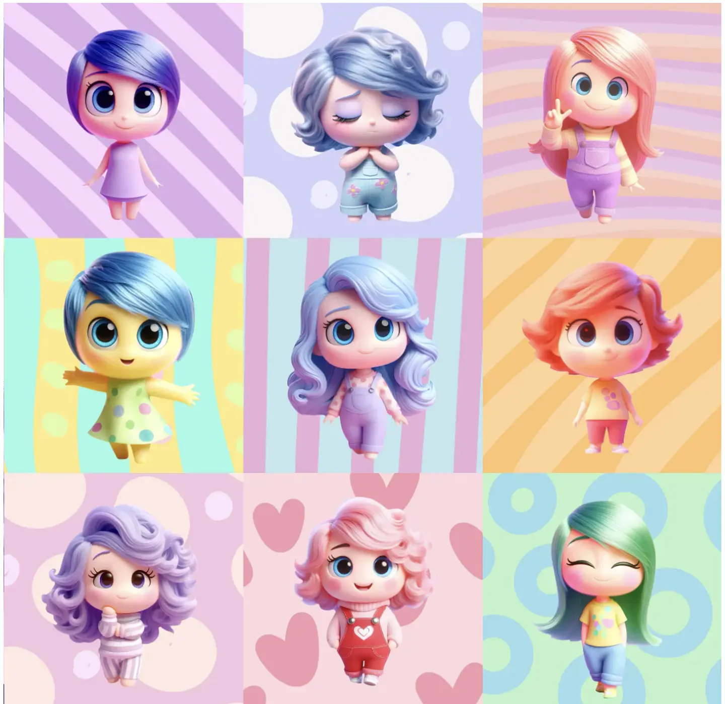 Combo 5 em 1 Divertidamente Arquivos em Png 3