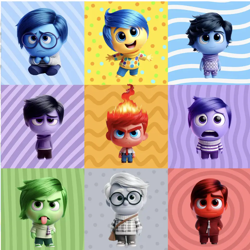 Combo 5 em 1 Divertidamente Arquivos em Png 4