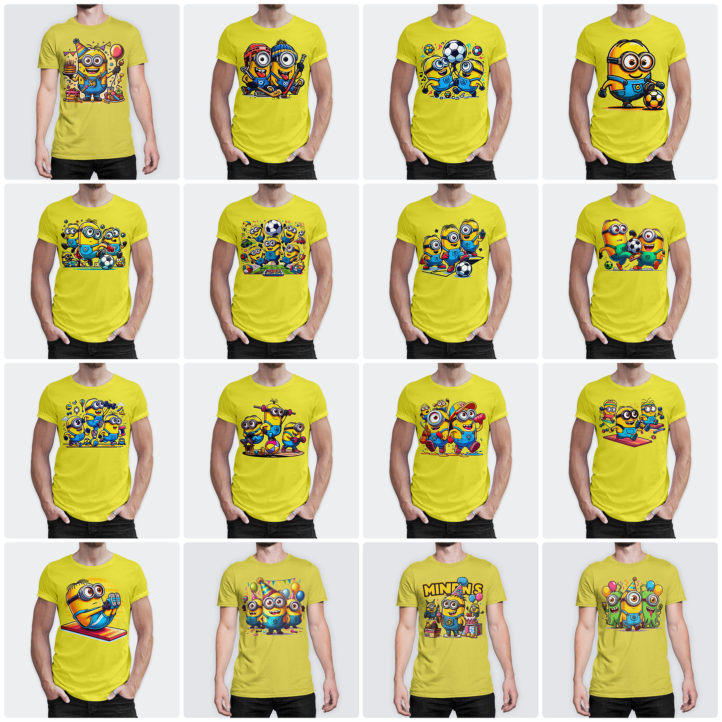 170 Artes para Camisa Minions Arquivo em Png  7