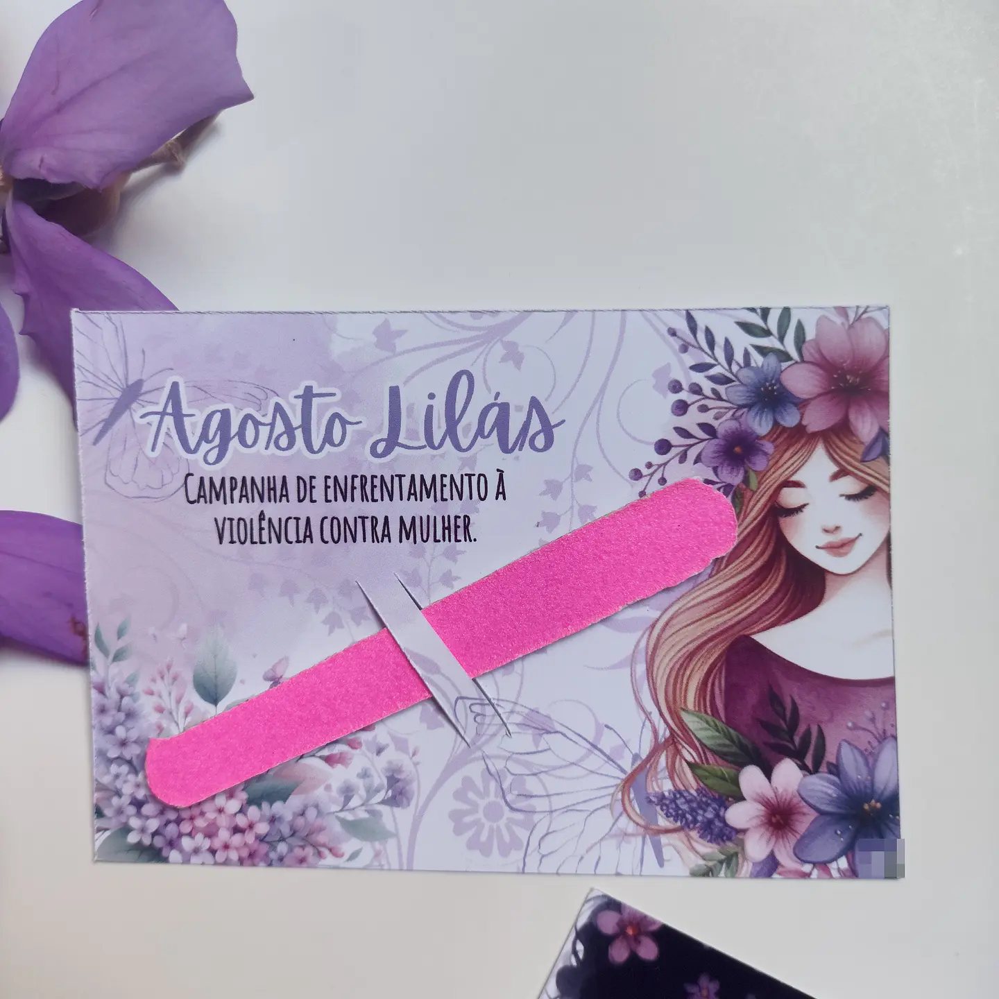 Arquivos de Corte Prontos Agosto Lilás e Dourado em Png 12